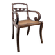 Fauteuil canné anglais du XIX ème