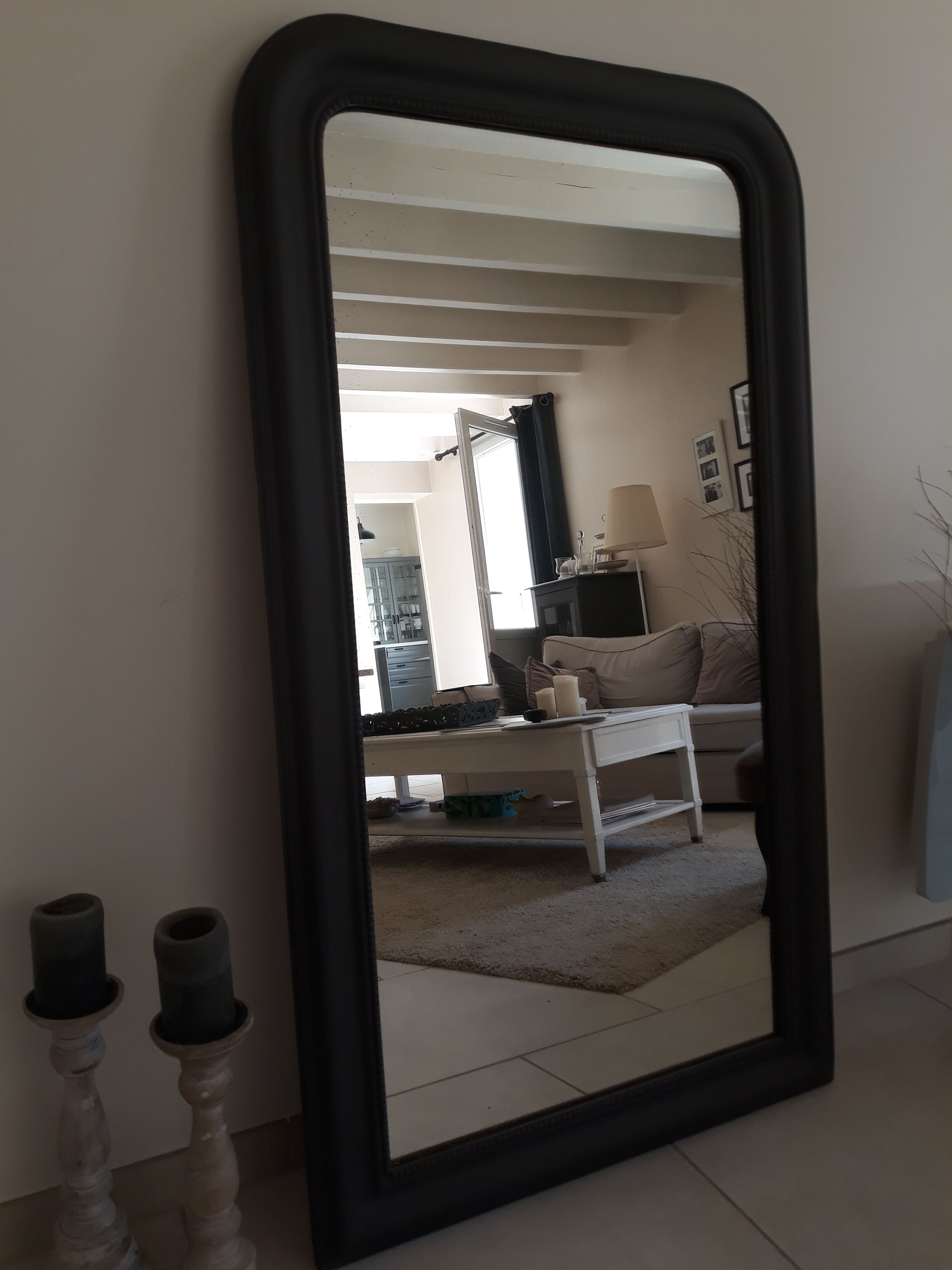 Old louis philippe style mirror 77x138cm