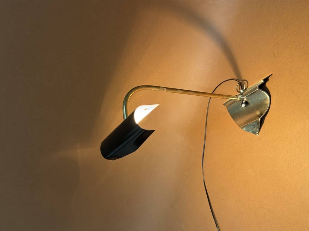 1950s pair of wall lamps