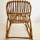 Rocking chair in rattan for children, Italy 60s