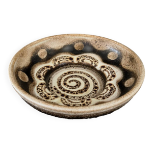 Bol décoratif en céramique - main rouge