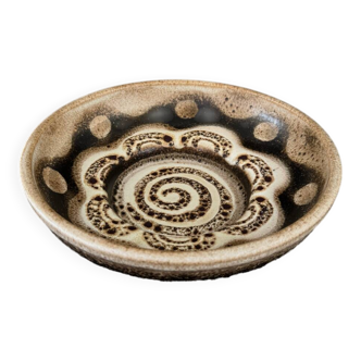 Vintage Modernist Handmade German Far Lava Ceramic Decorative Bowl