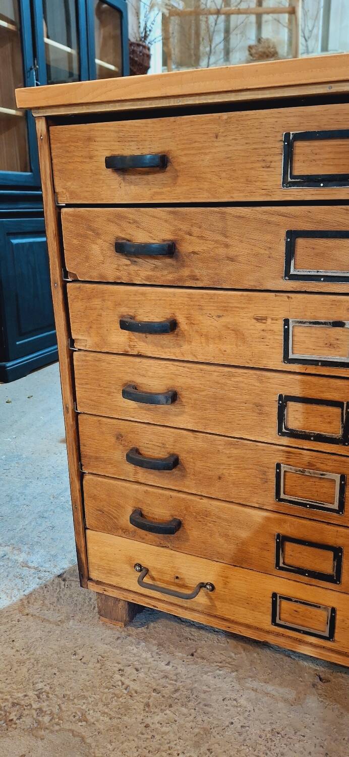 Craft cabinet with drawers