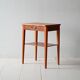 1950s Scandinavian teak and mahogany nightstand