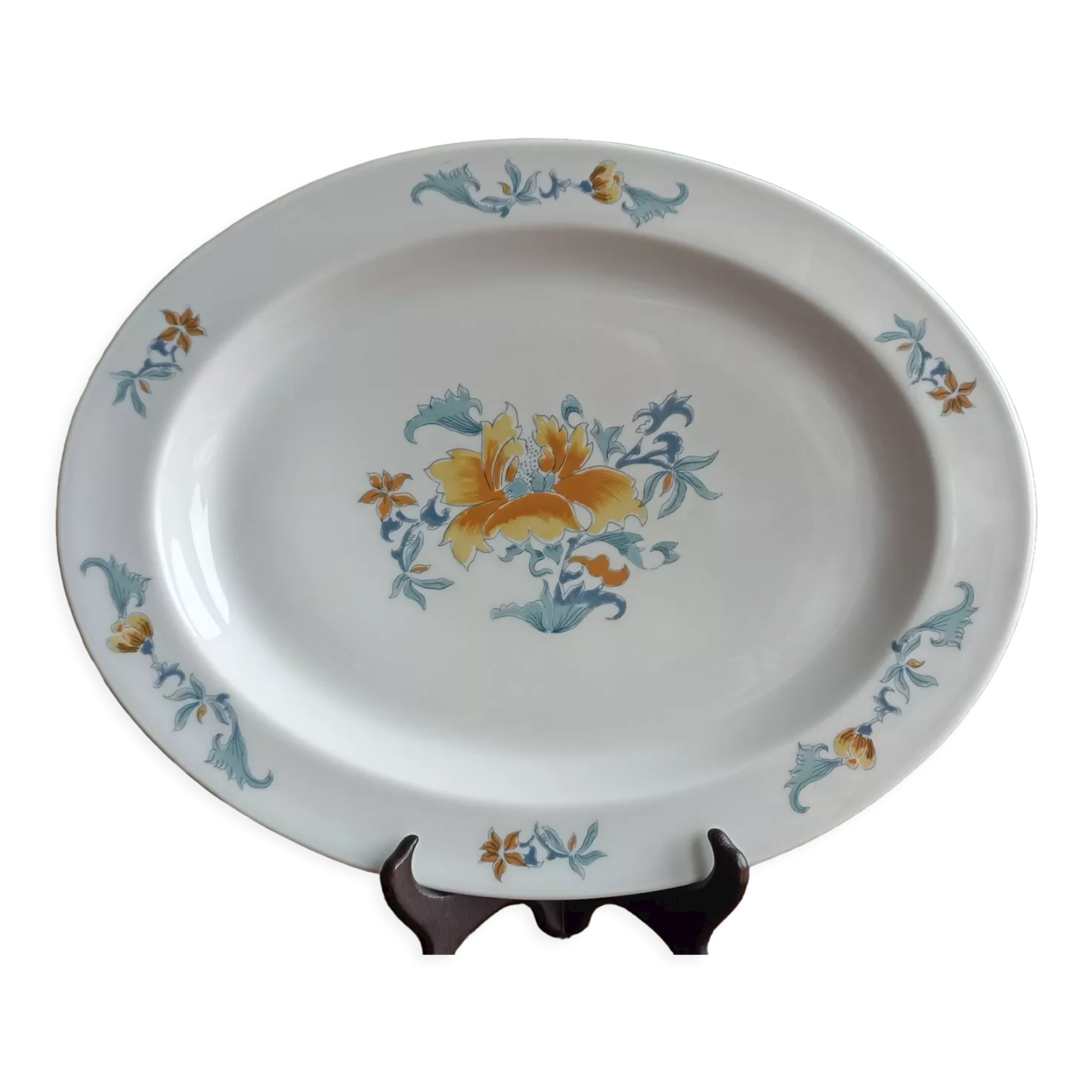 Limoges porcelain serving dish by Bernardaud - Lhasa Soap model