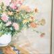 Tableau aquarelle au grand bouquet