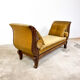 Antique french empire daybed with original velvet upholstery