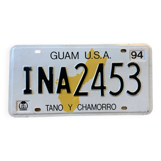 Guam plate ina 2453