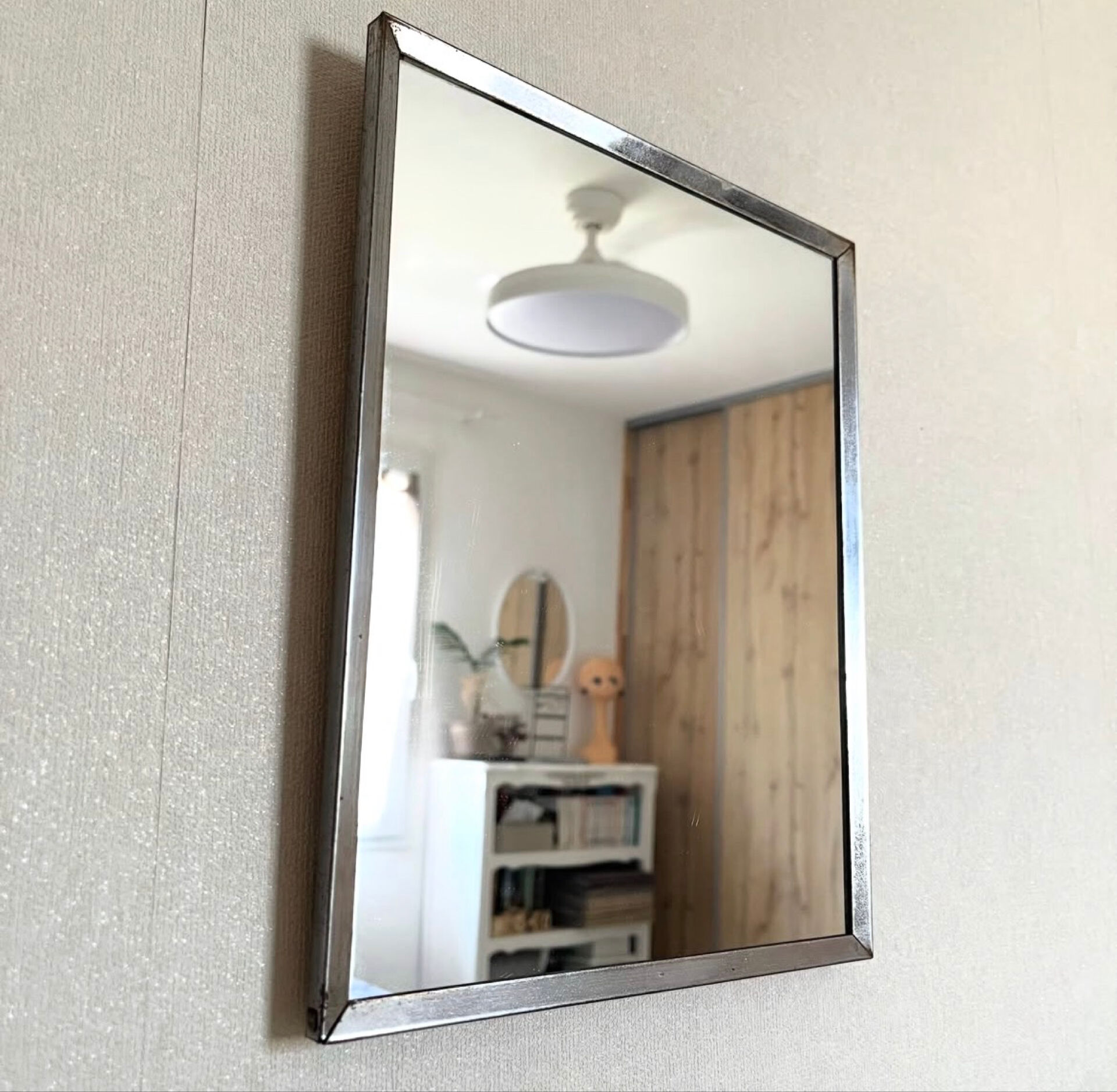 Miroir vintage style barbier