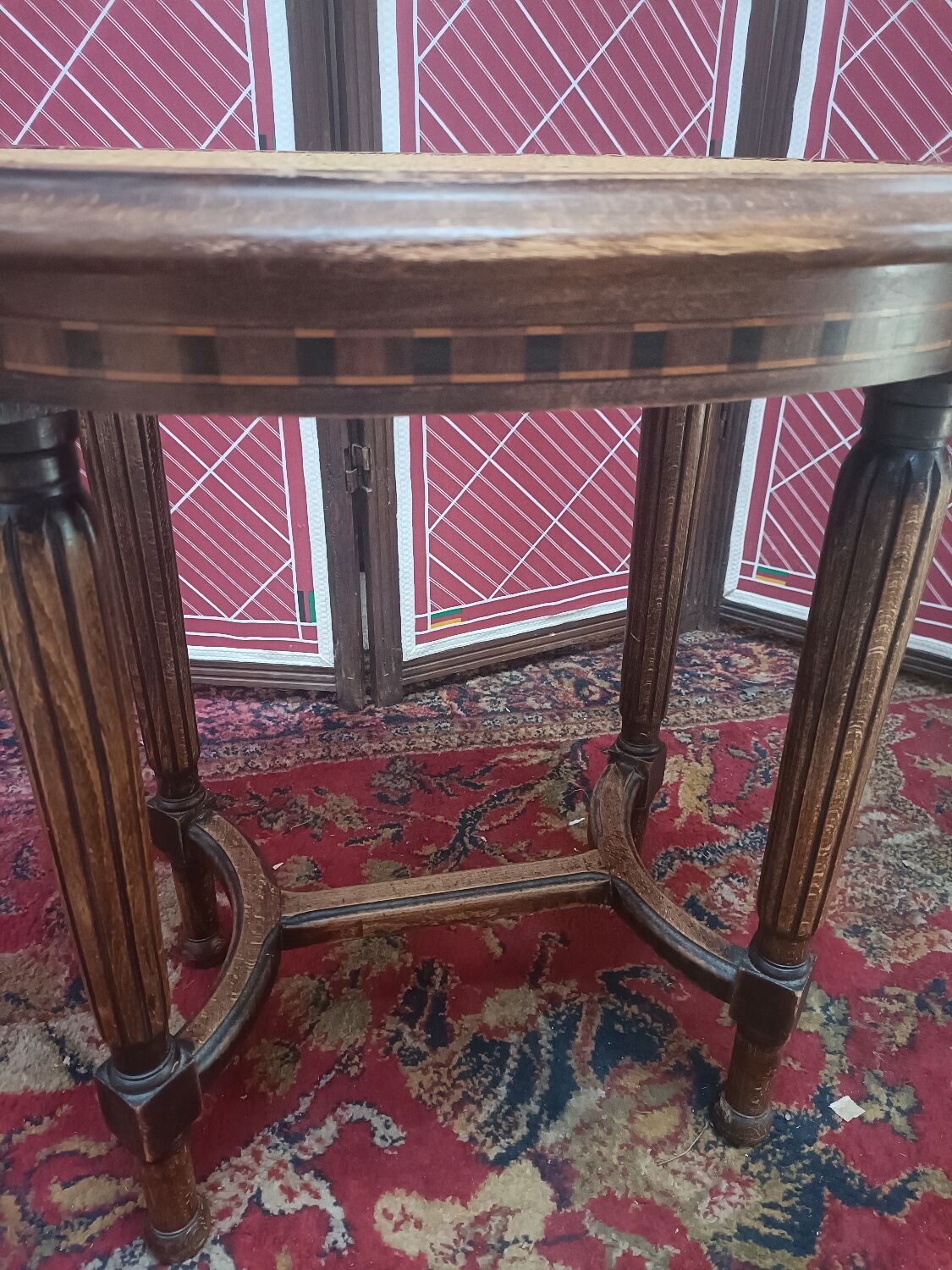 Old Louis XVI style piano stool, canned