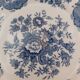 Dessert plate Ridgway Windsor blue flowers