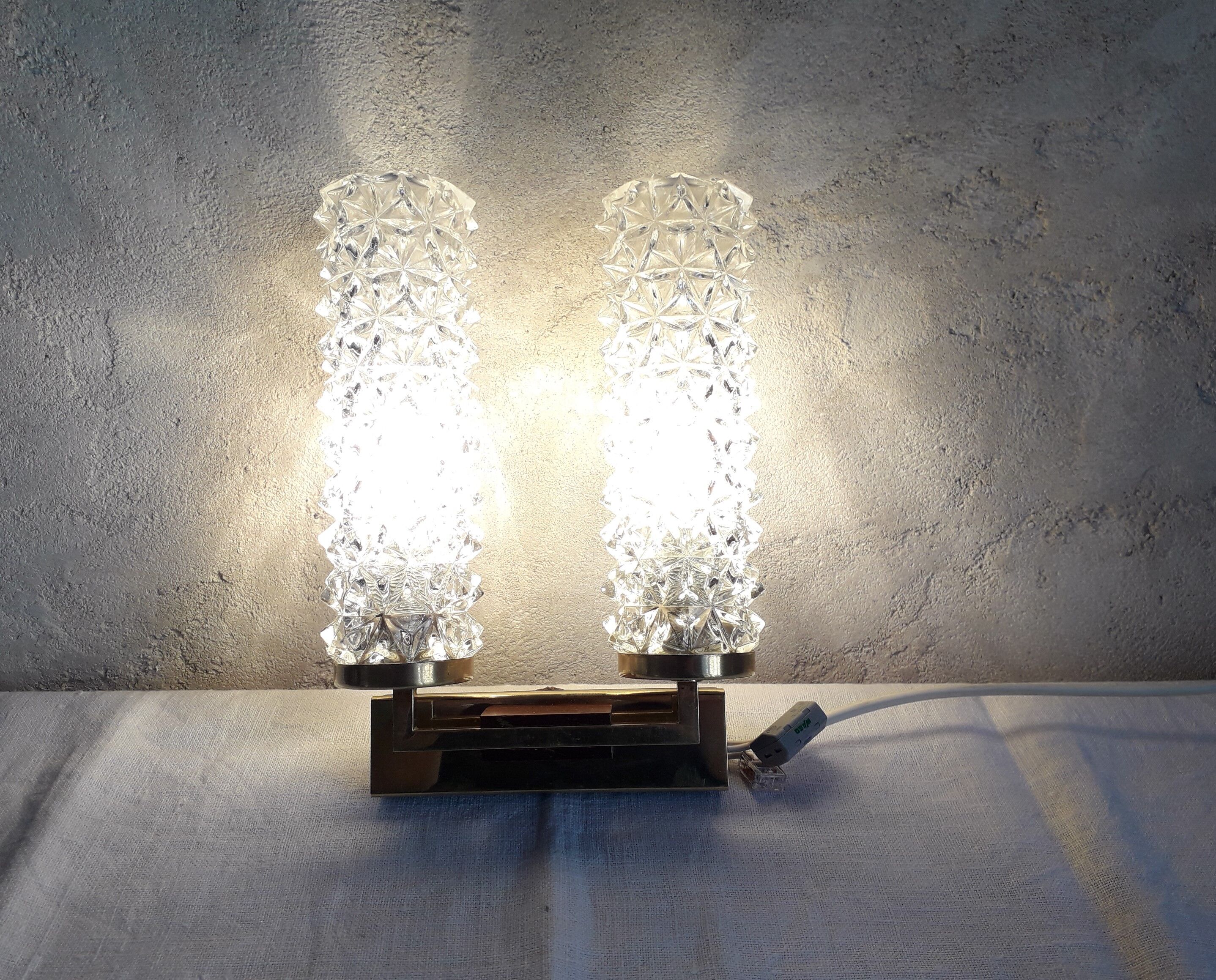 Vintage double wall lamp