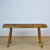 Vintage oak butcher's table, années 1930