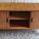 Rattan and bamboo sideboard in the style of "Le doux Minet" - 1960s/70s