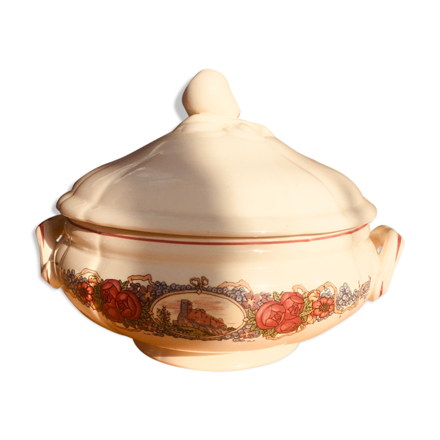 Sarreguemines soup maker decor Obernai