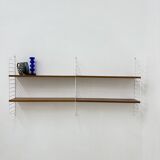 Mid-Century Nisse Strinning string design teak wall unit , 1960s