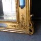 Gilded wooden mirror louis xv with frame