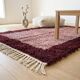 Tapis en laine pure fait main artisanale traditionnelle 1,5/2,5 m