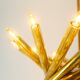 Pair of 24-light patinated brass chandeliers. 1980s.