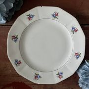 Assiettes et plat en véritable opaque Digoin Sarreguemines