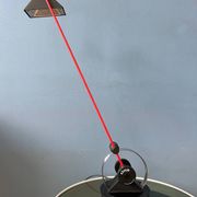 Postmodern table lamp Circo from the 1980s by Linke Plewa for Brilliant AG