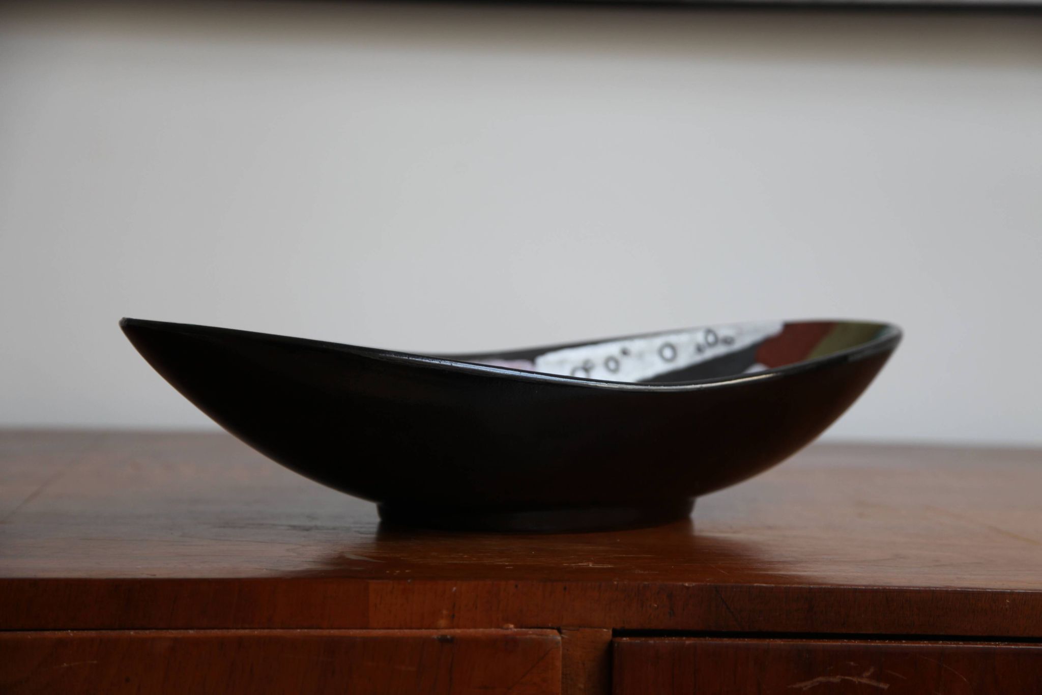 Grande coupe centre de table West Germany céramique 1960 Mid Century 43cm