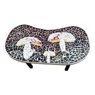 Vintage mushroom ceramic coffee table