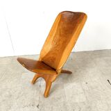 Vintage african birthing chair, 1960s