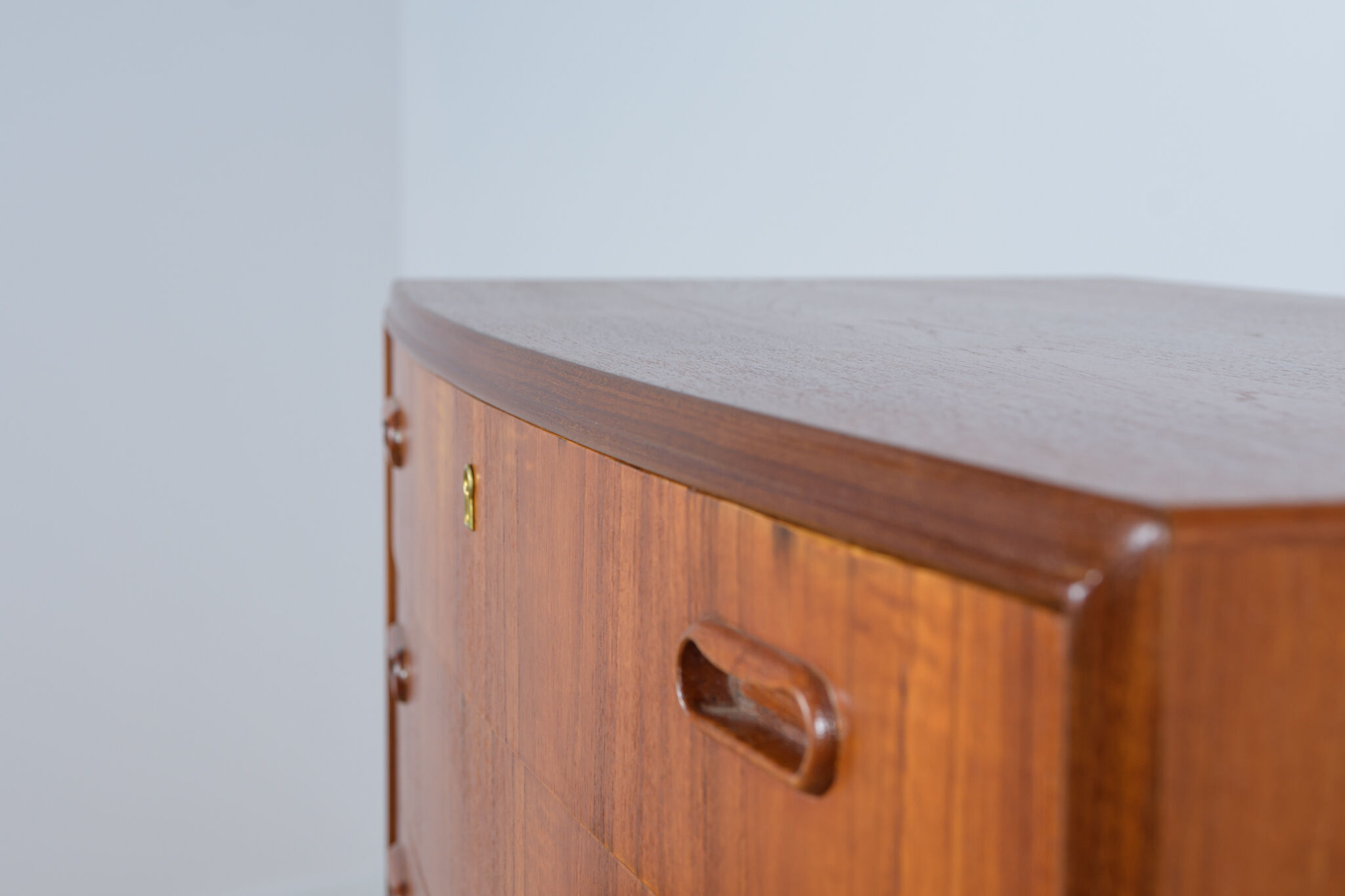 Mid-Century teak chest of drawers by Poul Jessen for PMJ Viby, 1960s