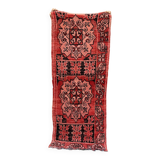 Moroccan carpet boujad red - 85 x 200 cm