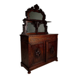 Horrix buffet cabinet with mirror – Black Forest style, by Horrix