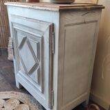 Confiturier en chêne et noyer