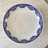 Compotier Terre de Fer Sarreguemines model "Capri" Casino early twentieth century