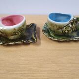 Tasse barbotine vintage