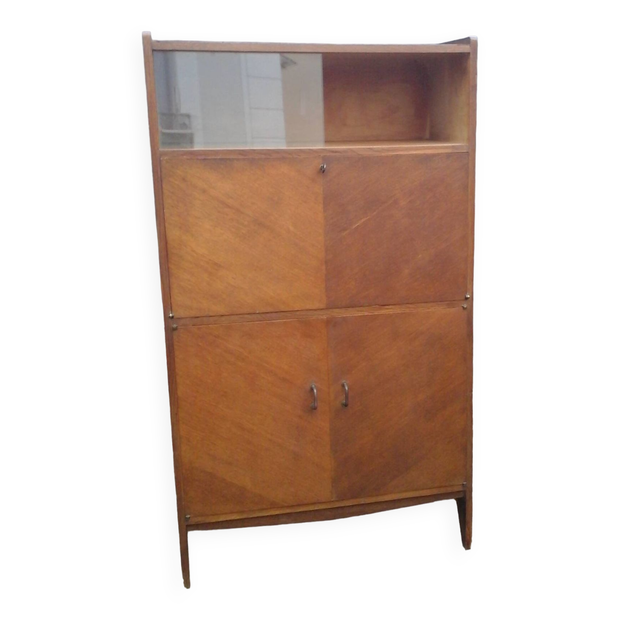 Vintage oak secretary 70