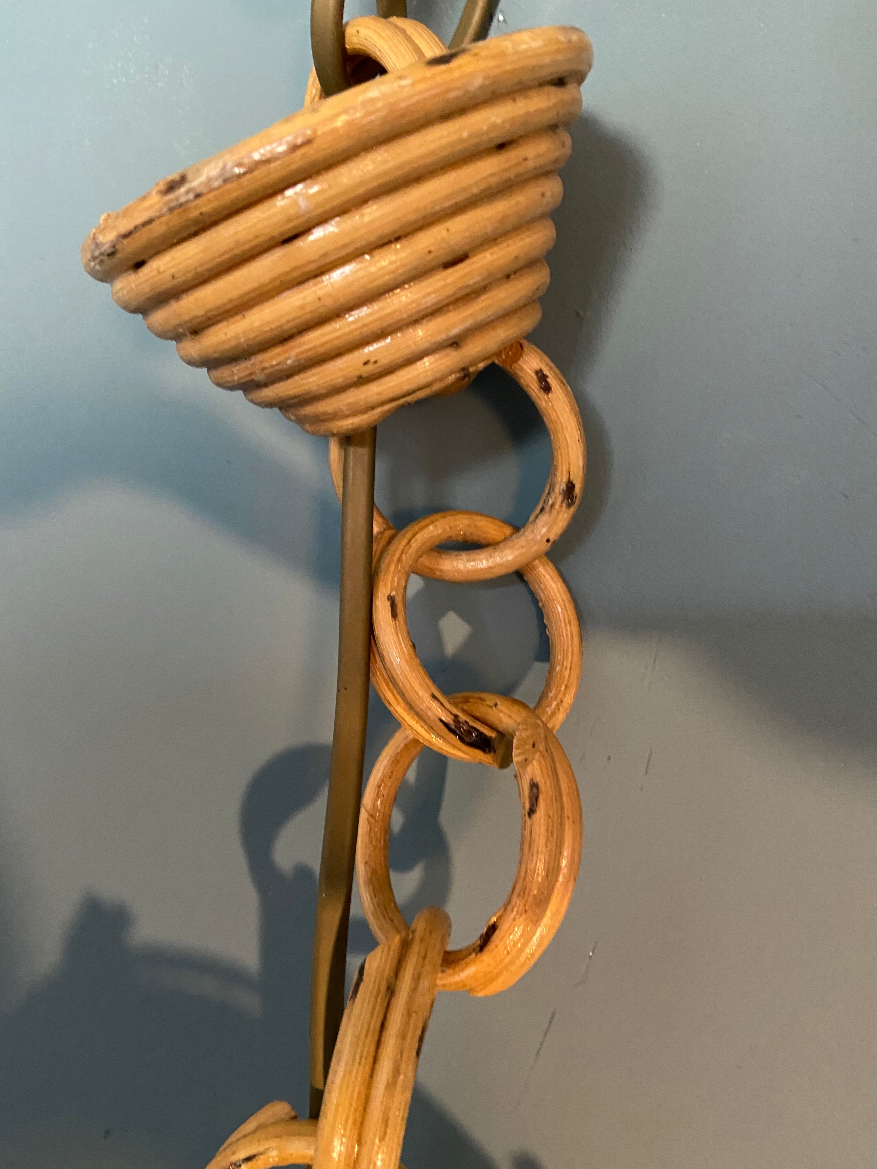 Vintage rattan suspension Louis sognot