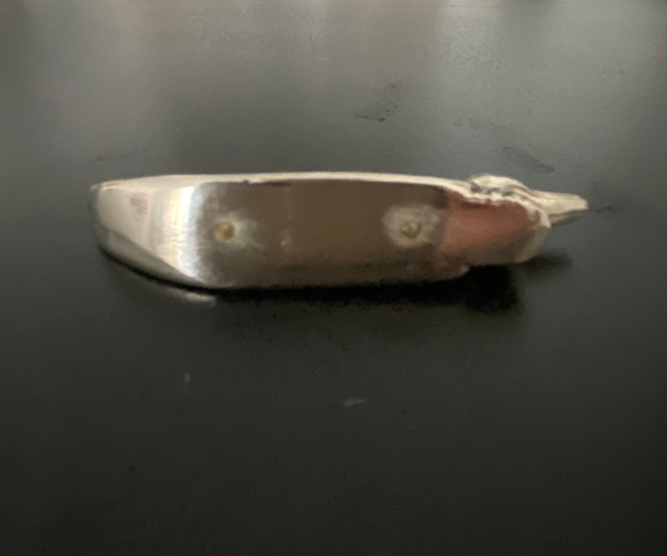 8 knife holders art deco style duck shape metal