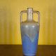 Flamed glazed stoneware bottle, Fournier Demars St-Amand alcohol bottle, amphora vase