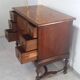 English burl walnut cabinet