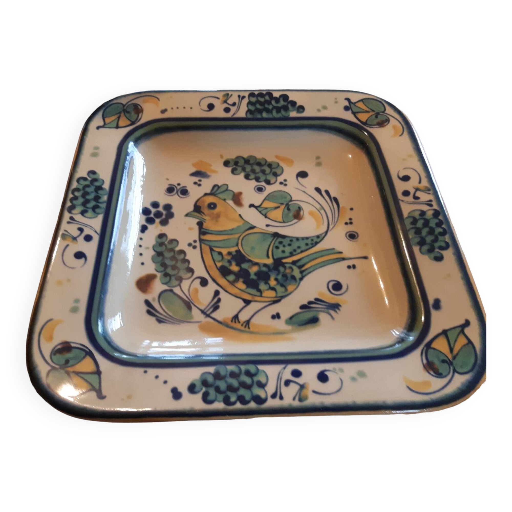 Vintage ceramic dish sign