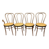 Set of 4 vintage chrome chairs