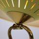 Table lamp brass and metal Germany 1950s