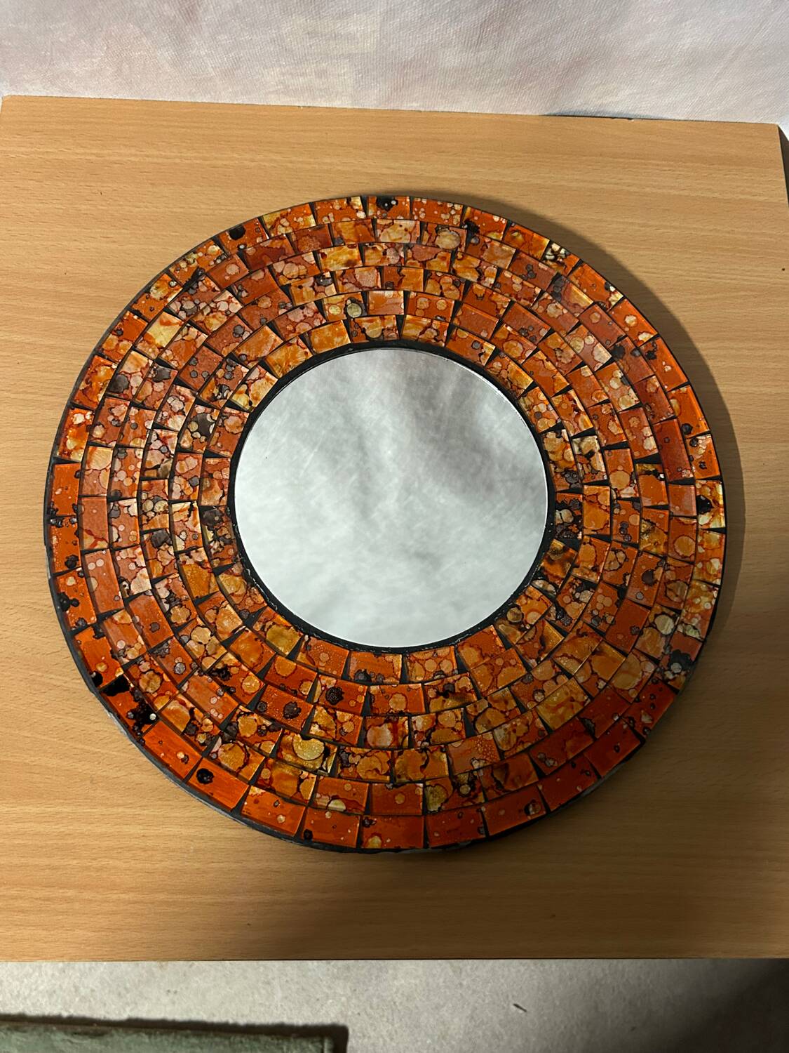 Vintage mosaic mirror