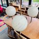 Lustre globes opaline