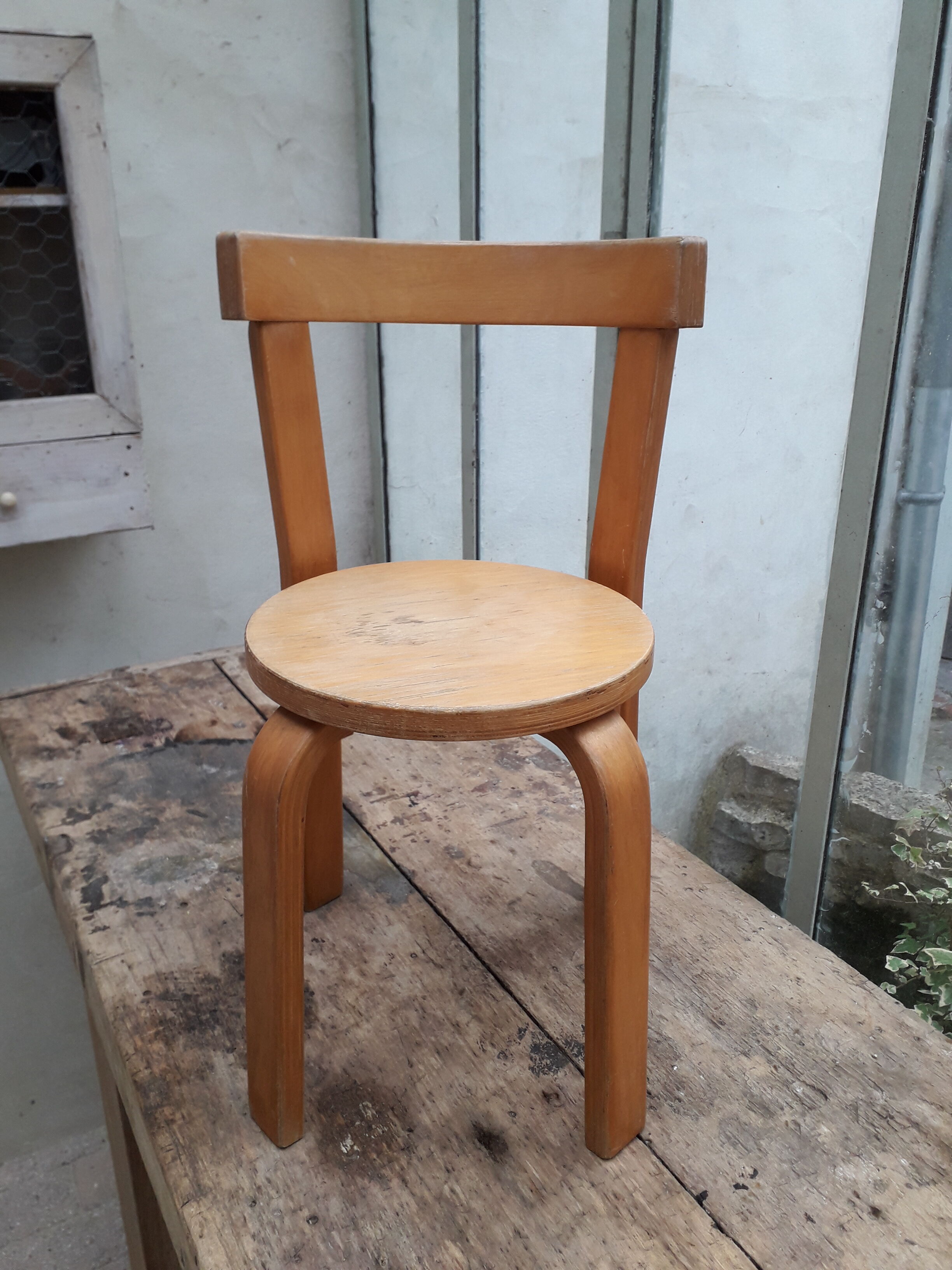 Wooden children's chair