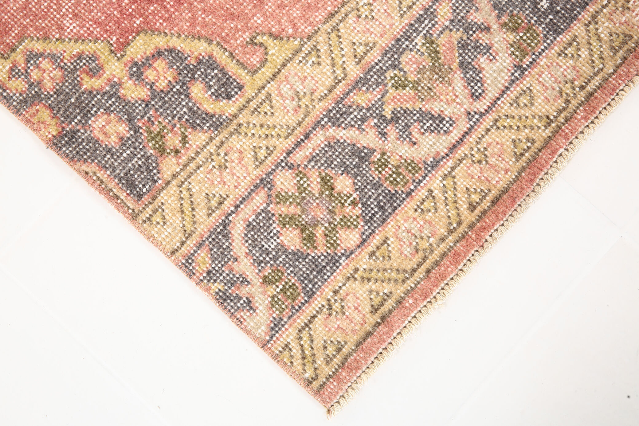 3x11 Vintage Turkish Runner Rug, 91x344Cm