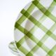 Set of 4 Moulin des Loups soup plates, Scottish model, green tiles, 1950