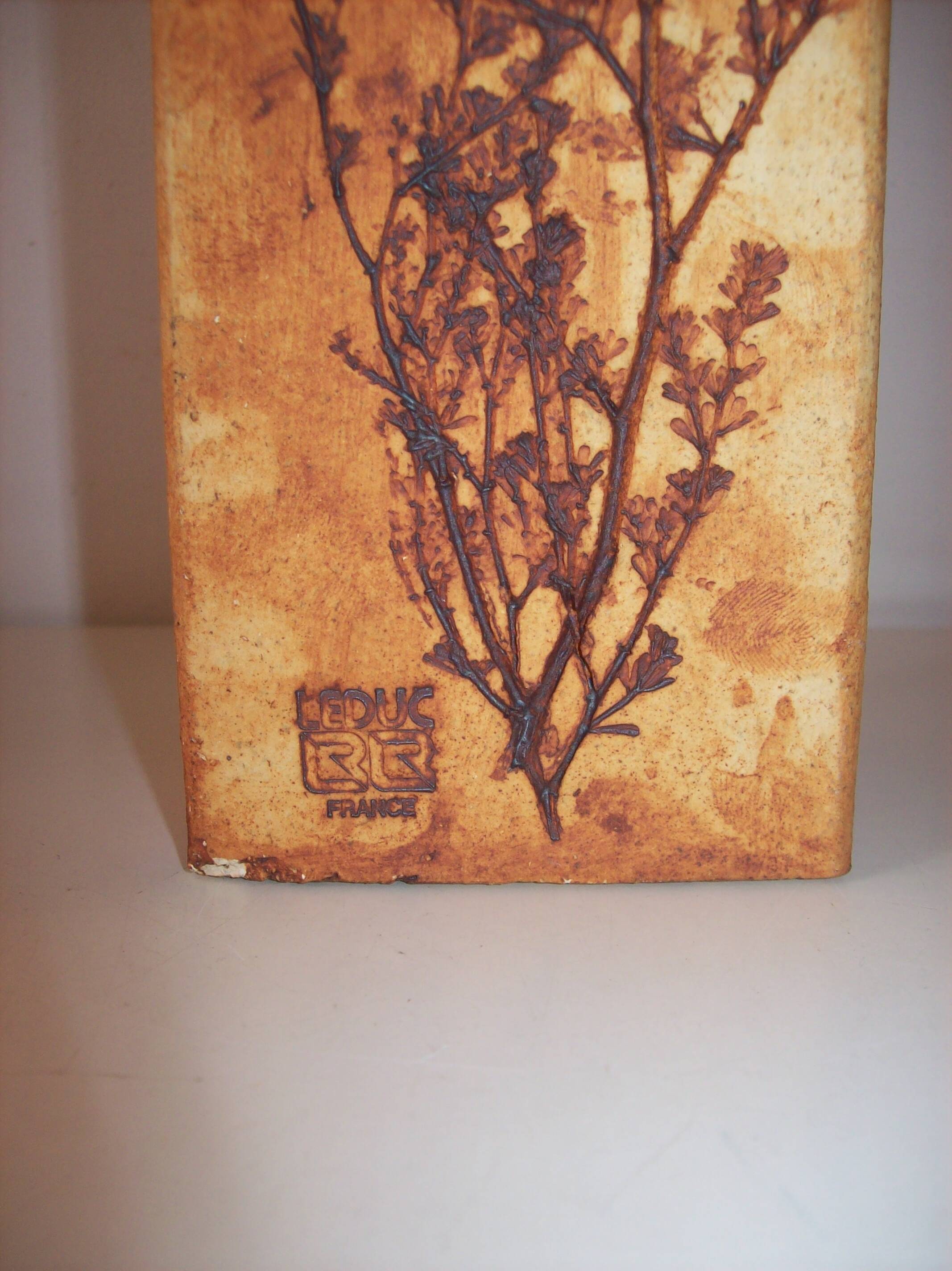 Ceramic vase signed raymonde leduc