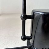 Minimalist Memphis design arc table lamp from the 80s.