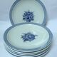 Assiettes creuses Sarreguemines Vieux-Delft
